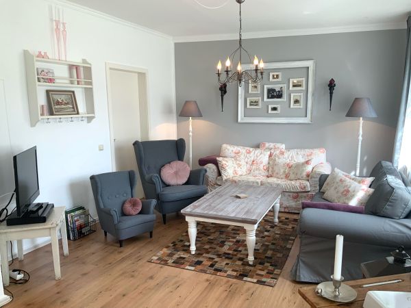 Ferienhaus Nusse - gemütliches Wohnzimmer